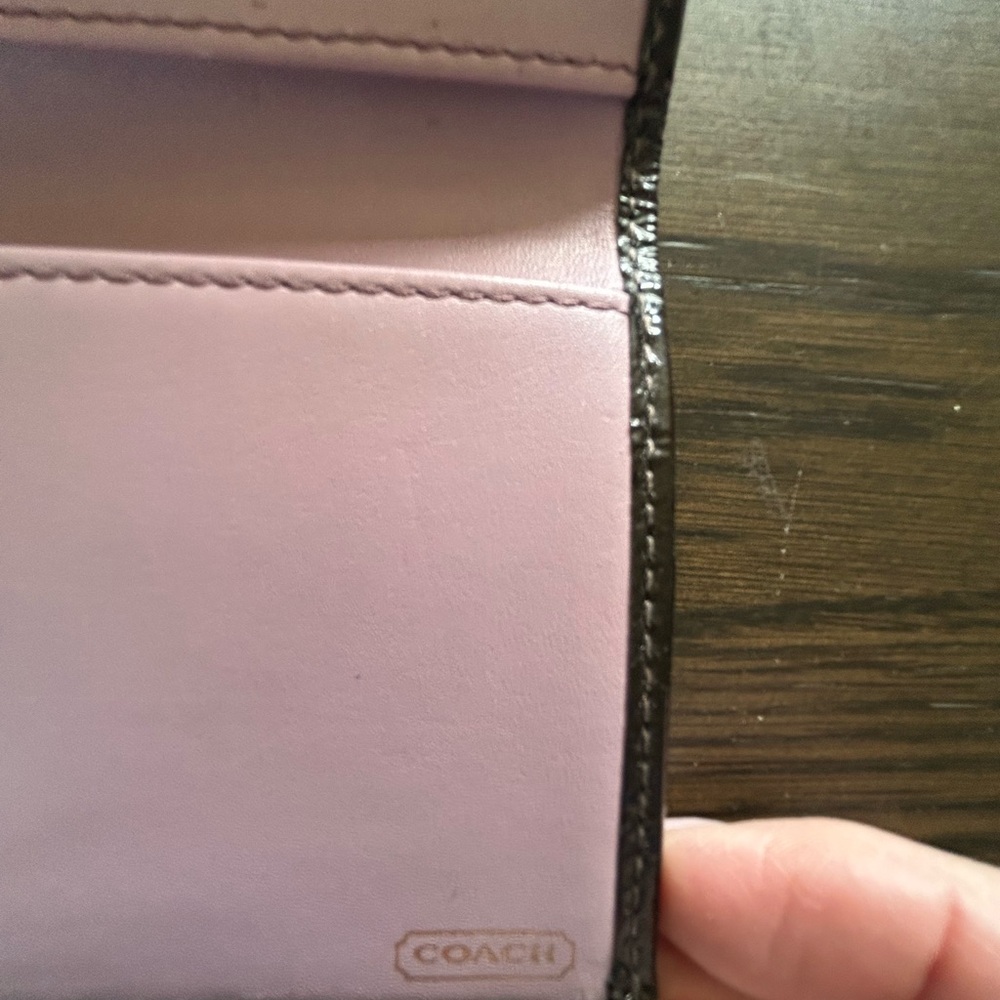 Coach Madison Signature Vintage Canvas Wallet and Checkbook Set - Picture 11 of 13